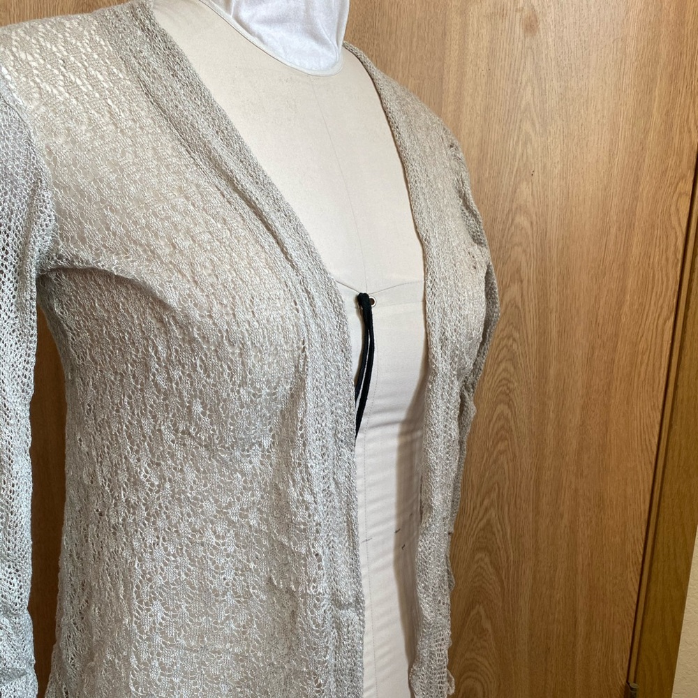 Delicate crochet sweater
